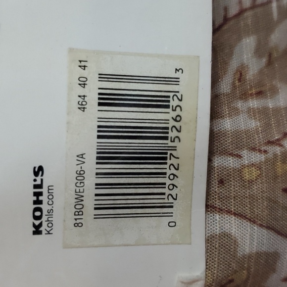 The Big One Floral Blackout Window Valance ~ 54" x 17" ~ Maroon - Picture 7 of 9